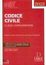 immagine di Codice civile e leggi complementari 2023 pocket