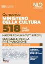 immagine di 518 posti Ministero della Cultura  Manuale + quiz