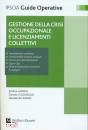 ANNESI - PAOLNE - .., Gestione della crisi occupazionale e licenziamenti