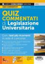 SIMONE, Quiz commentati di legislazione universitaria