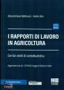 immagine di I rapporti di lavoro in agricoltura Aggiornato