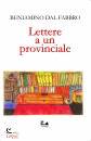 DAL FABBRO BENIAMINO, Lettere a un provinciale, Campedel, Belluno 2023