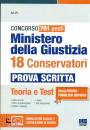 immagine di 791 posti Ministero d. Giustizia 18 Conservatori