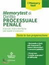 immagine di Memorytest di diritto processuale penale