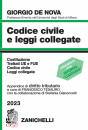 DE NOVA GIORGIO, Codice civile, leggi collegate, tributario CD 2023