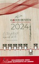 GOCCE DI VITA, Calendario letterario 2024  Supporto in legno