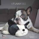 ALPHA EDITION, Calendario da muro 30x30 cm funny dogs 2024