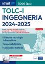 immagine di EdiTEST Ingegneria 3000 quiz TOLC-I 2024-2025