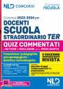 immagine di Docenti scuola straordinario TER 2023-24 - QUIZ