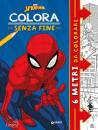 MARVEL LIBRI, Spiderman Colora senza fine 6 metri da colorare ..