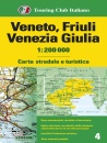TOURING CLUB TCI, Veneto, Friuli Venezia Giulia 1:200.000
