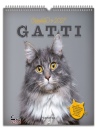 DEMETRA, Gatti Calendario 2027 da parete (30 x 30 cm)