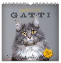 DEMETRA, Gatti Calendario 2027 da parete (30 x 30 cm)